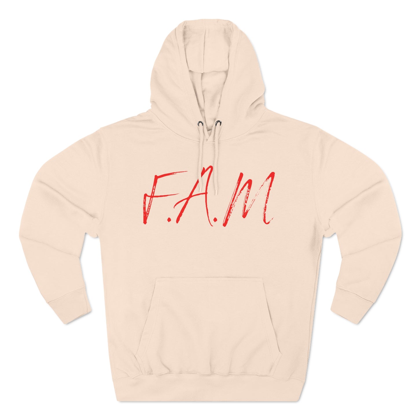 Fam Hoodie Red Words