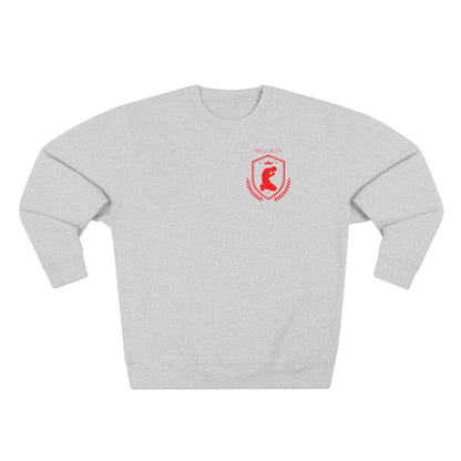 Heights Christian Red Letters & Image Crewneck