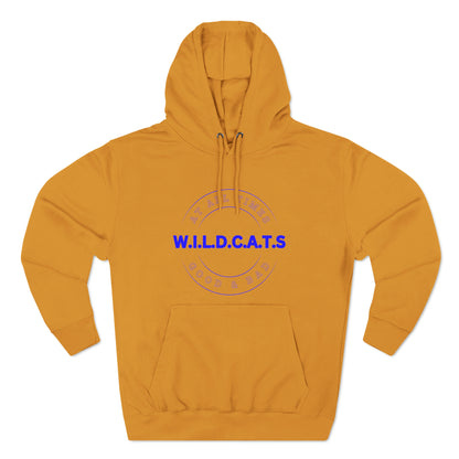 Wildcats Christian Blue Letters & Picture Hoodie