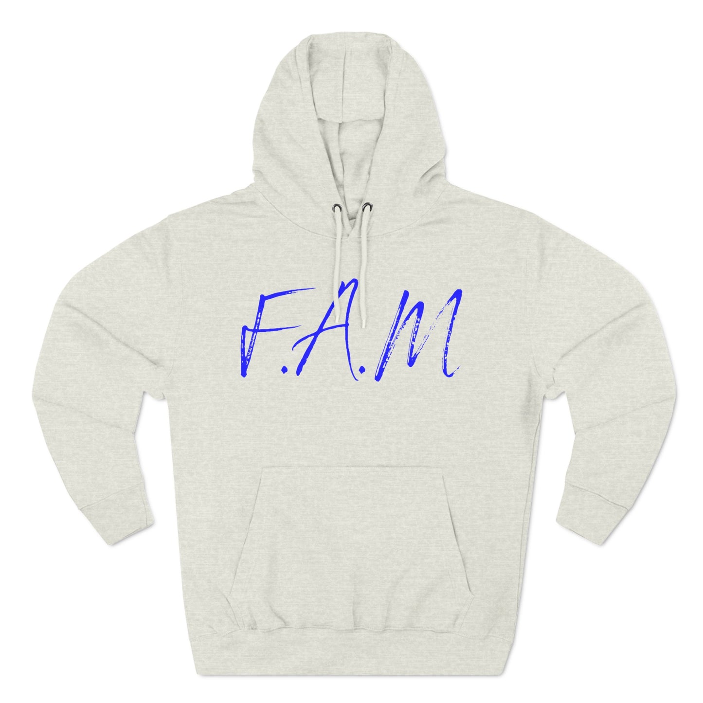 Fam Hoodie Blue Words