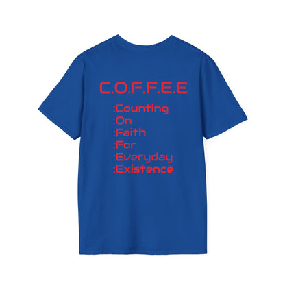 Adult Coffee Christian Red Words Only