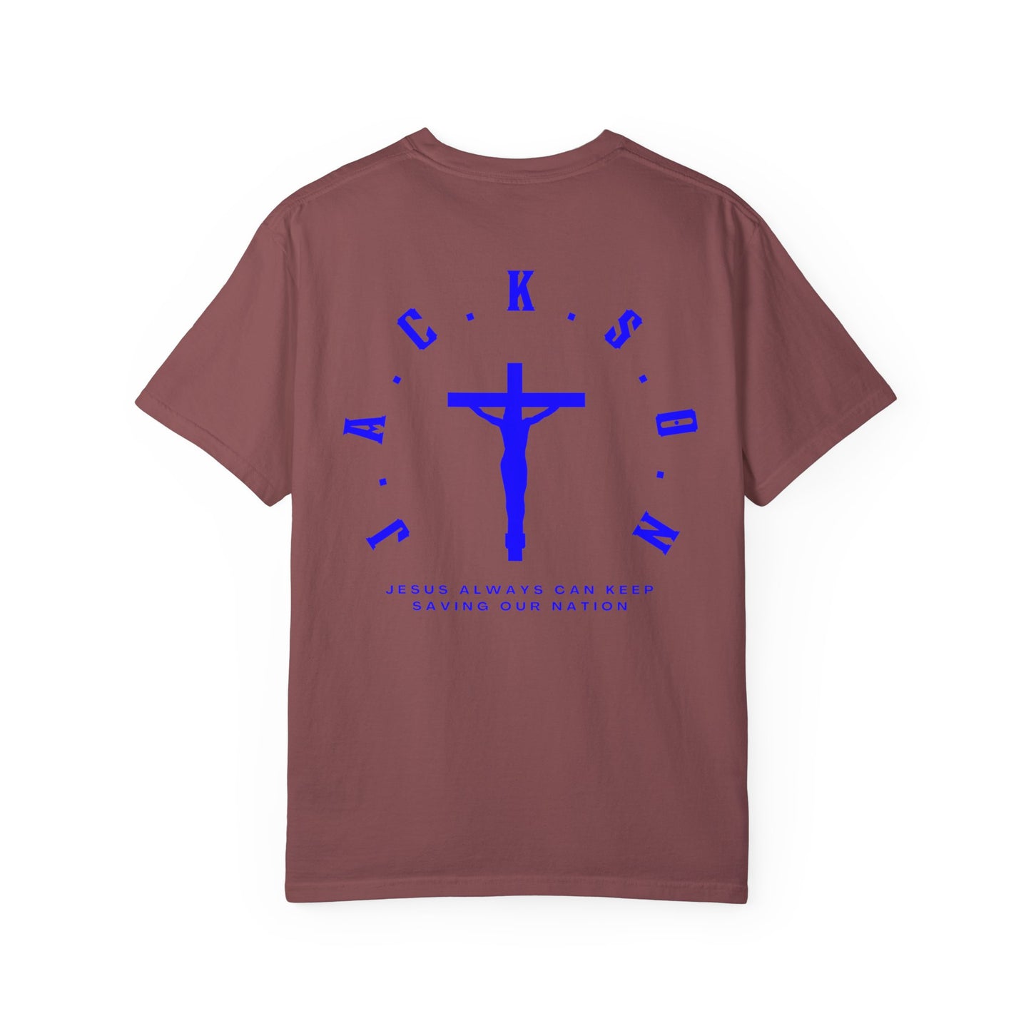 Jackson Believing Christian Blue Letters & Cross