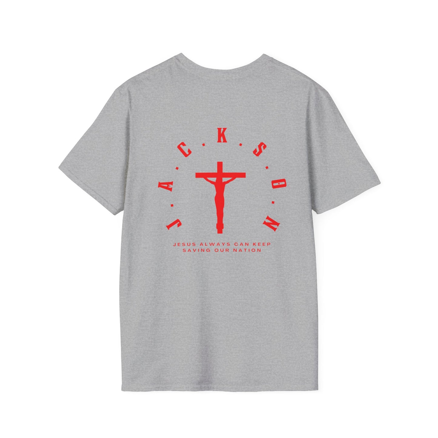 Jackson Believing Christian Red Letters & Cross