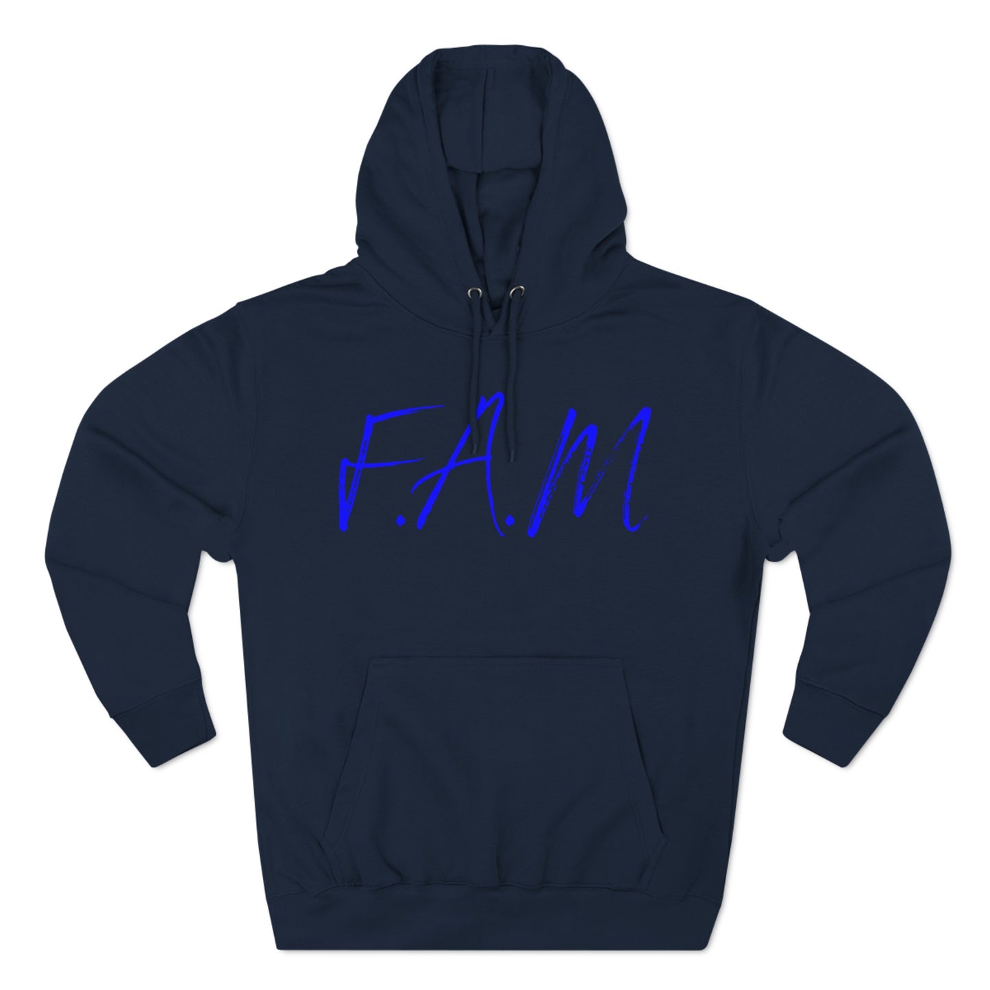 Fam Hoodie Blue Words