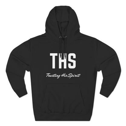 Adult THS Christian White Letters Hoodie