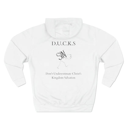 Ducks Christian Black Words Hoodie