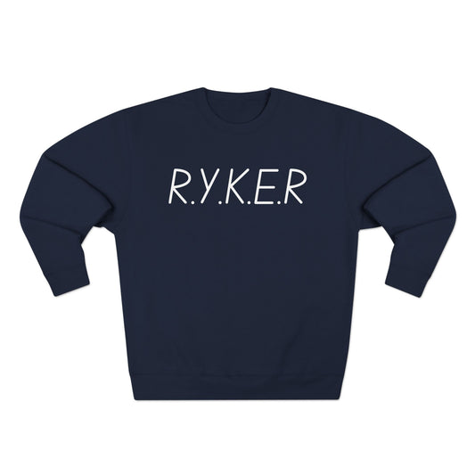 RYKER Christian White Letters Crewneck