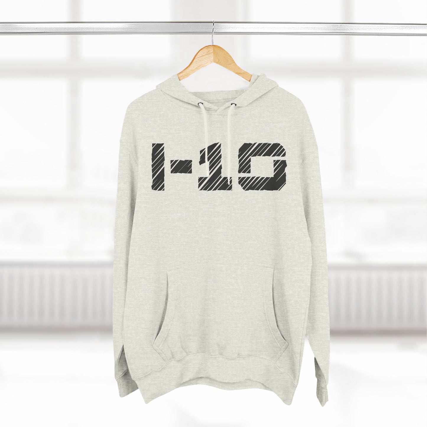 I-10 Christian Black Words Hoodie