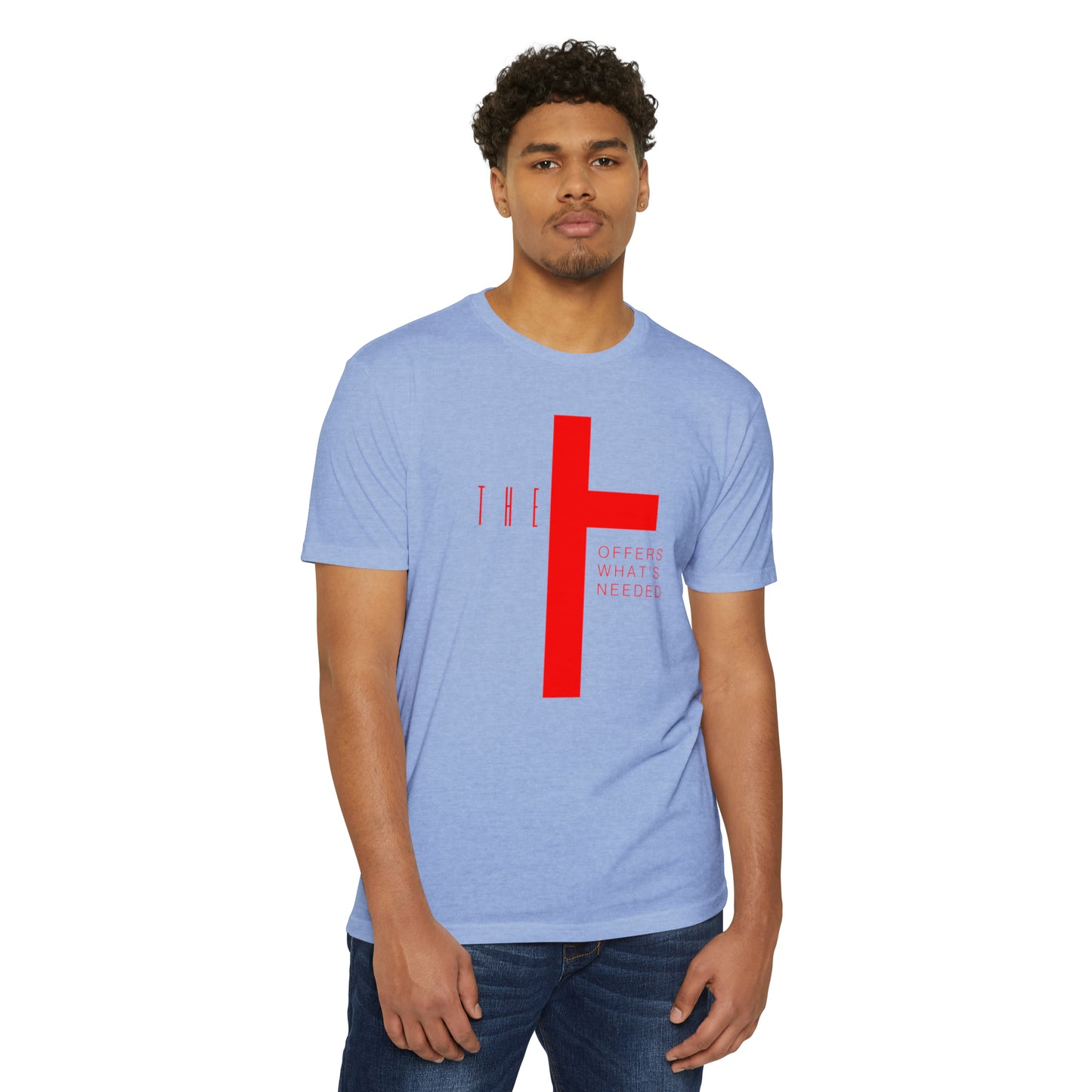 T-Town Red Cross & Letters Blended