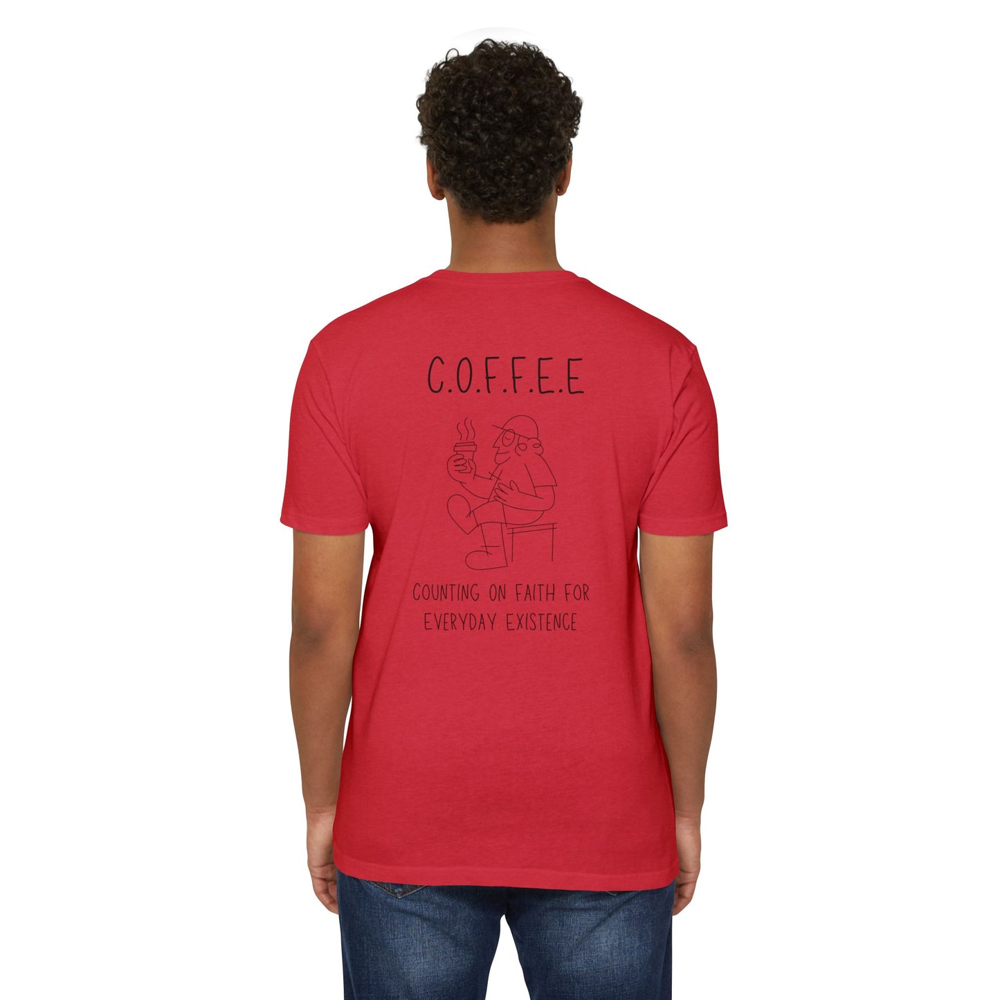 Specialty Adult Coffee Christian Blue Words & Men Image