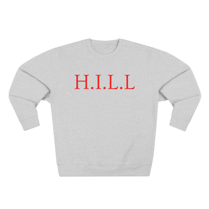 Hill Christian Red Words Crewneck