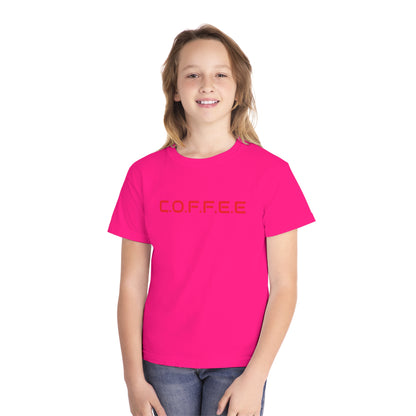 Youth Adult Coffee Christian Red Words Only