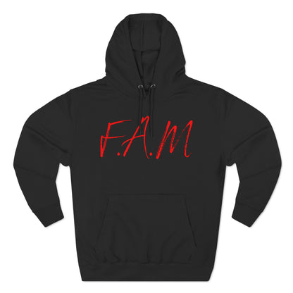 Fam Hoodie Red Words