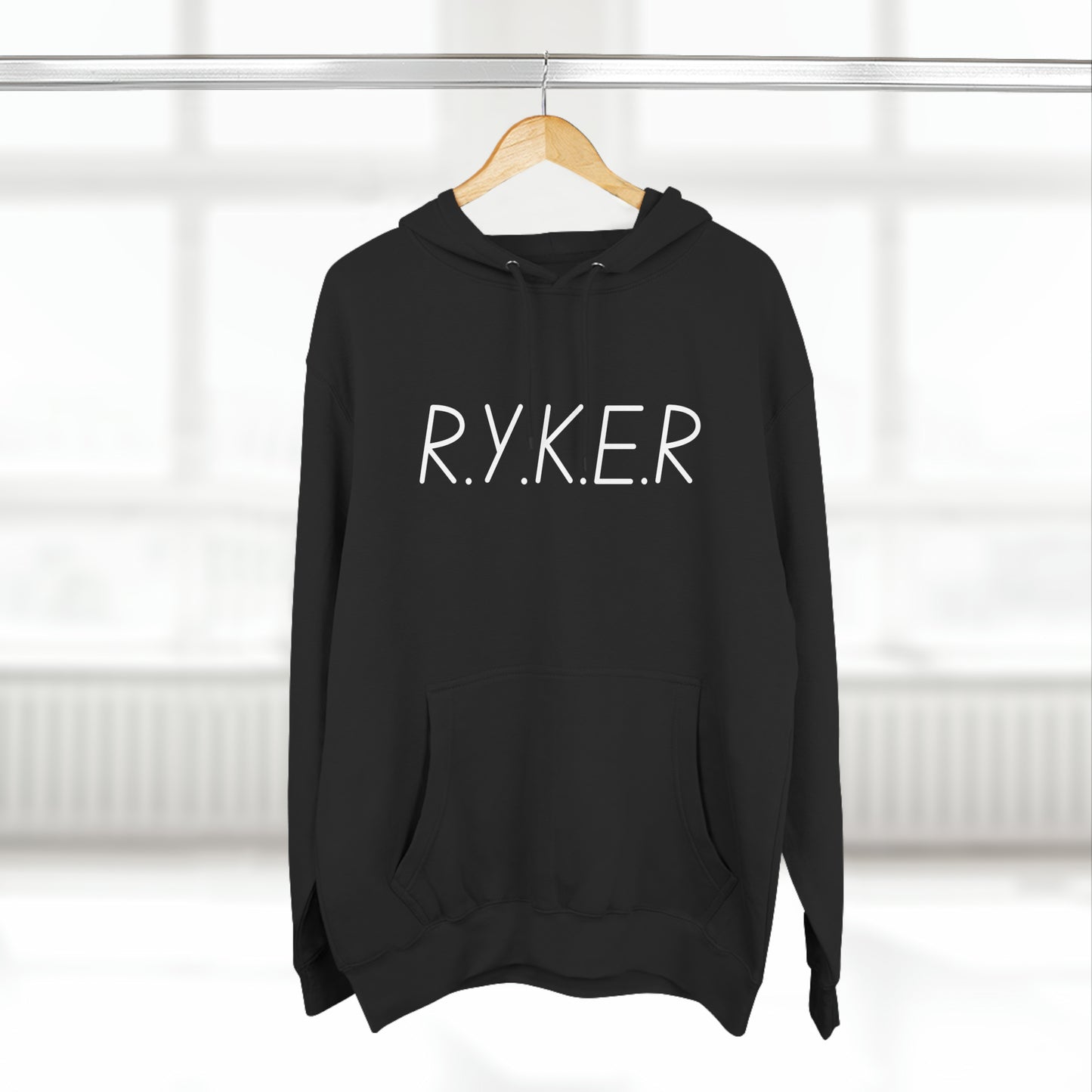 RYKER Christian White Letters Hoodie