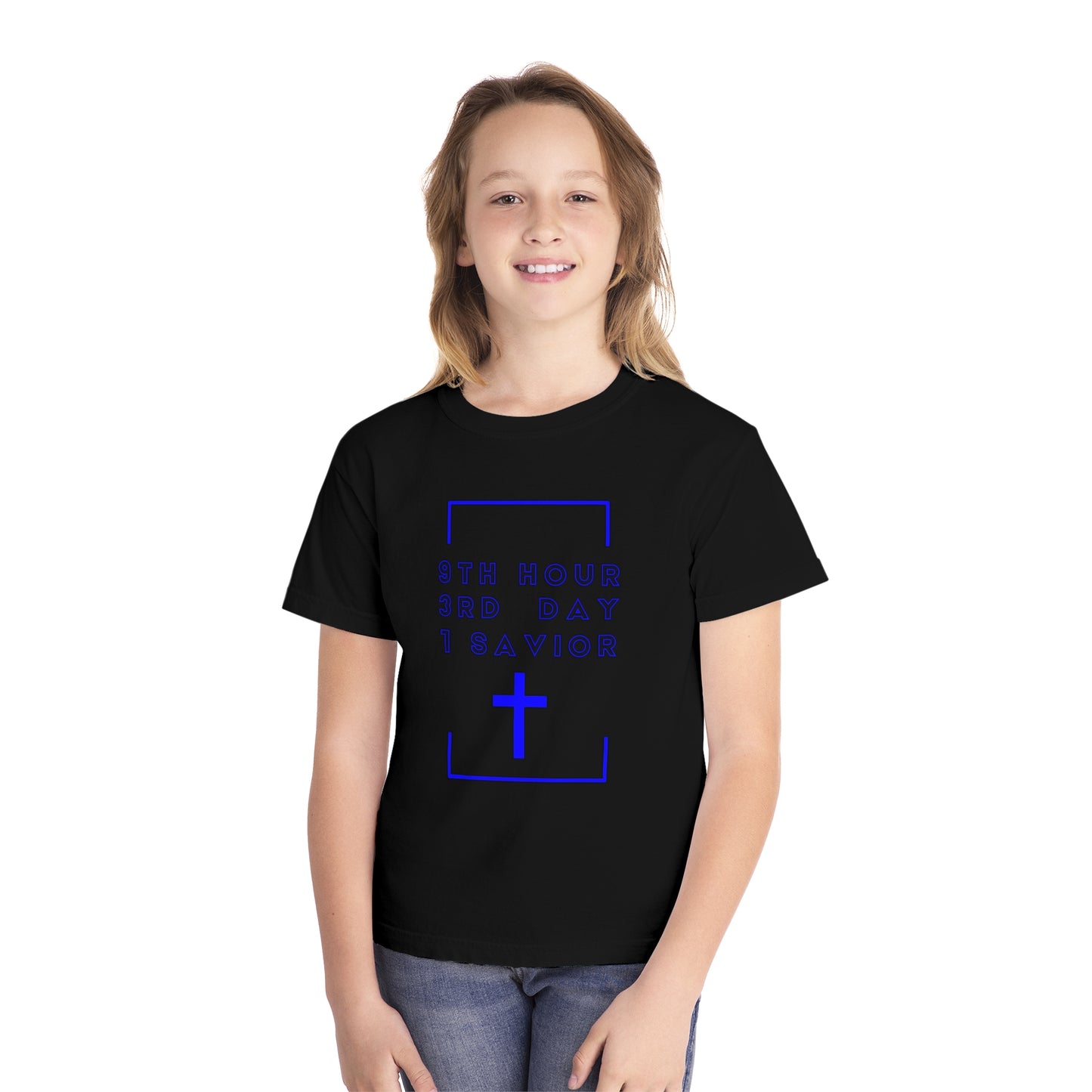 Youth 931 Christian Blue Letters