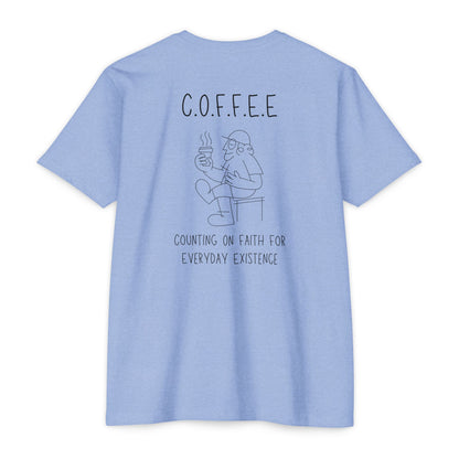 Specialty Adult Coffee Christian Blue Words & Men Image