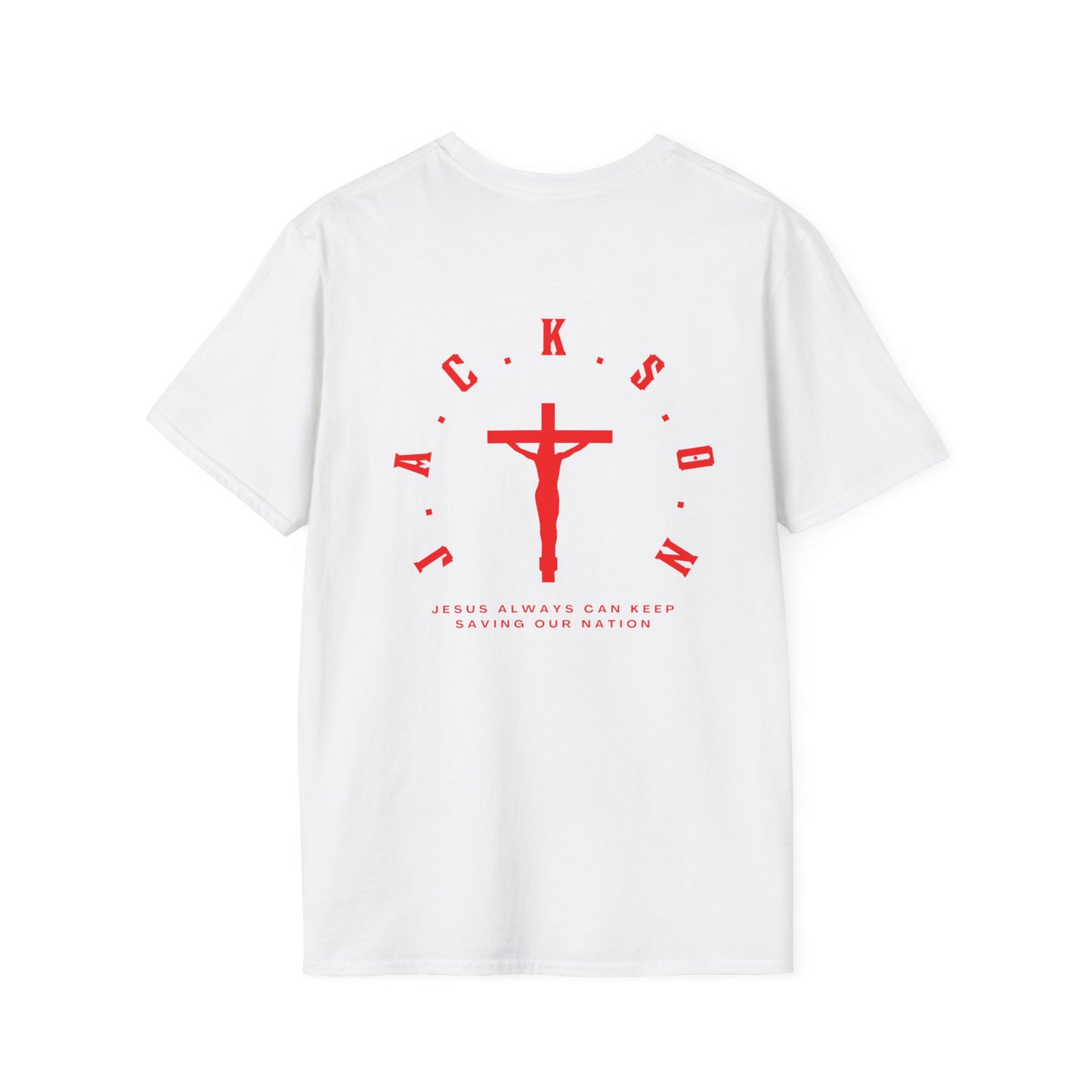 Jackson Believing Christian Red Letters & Cross