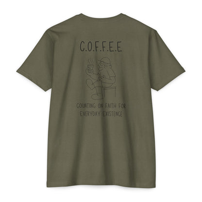 Specialty Adult Coffee Christian Blue Words & Men Image