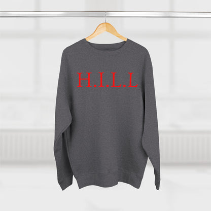 Hill Christian Red Words Crewneck