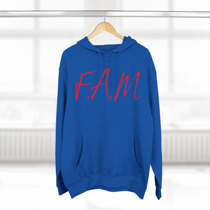 Fam Hoodie Red Words