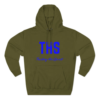 Adult THS Christian Blue Letters Hoodie