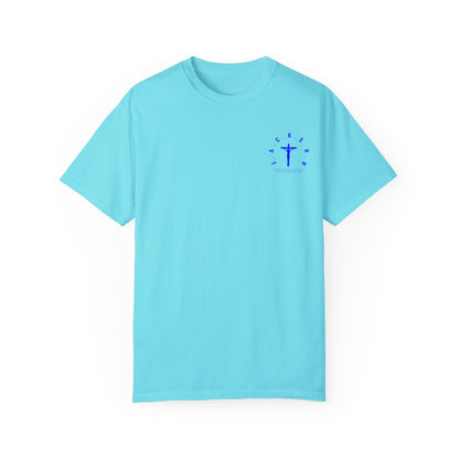 Jackson Believing Christian Blue Letters & Cross