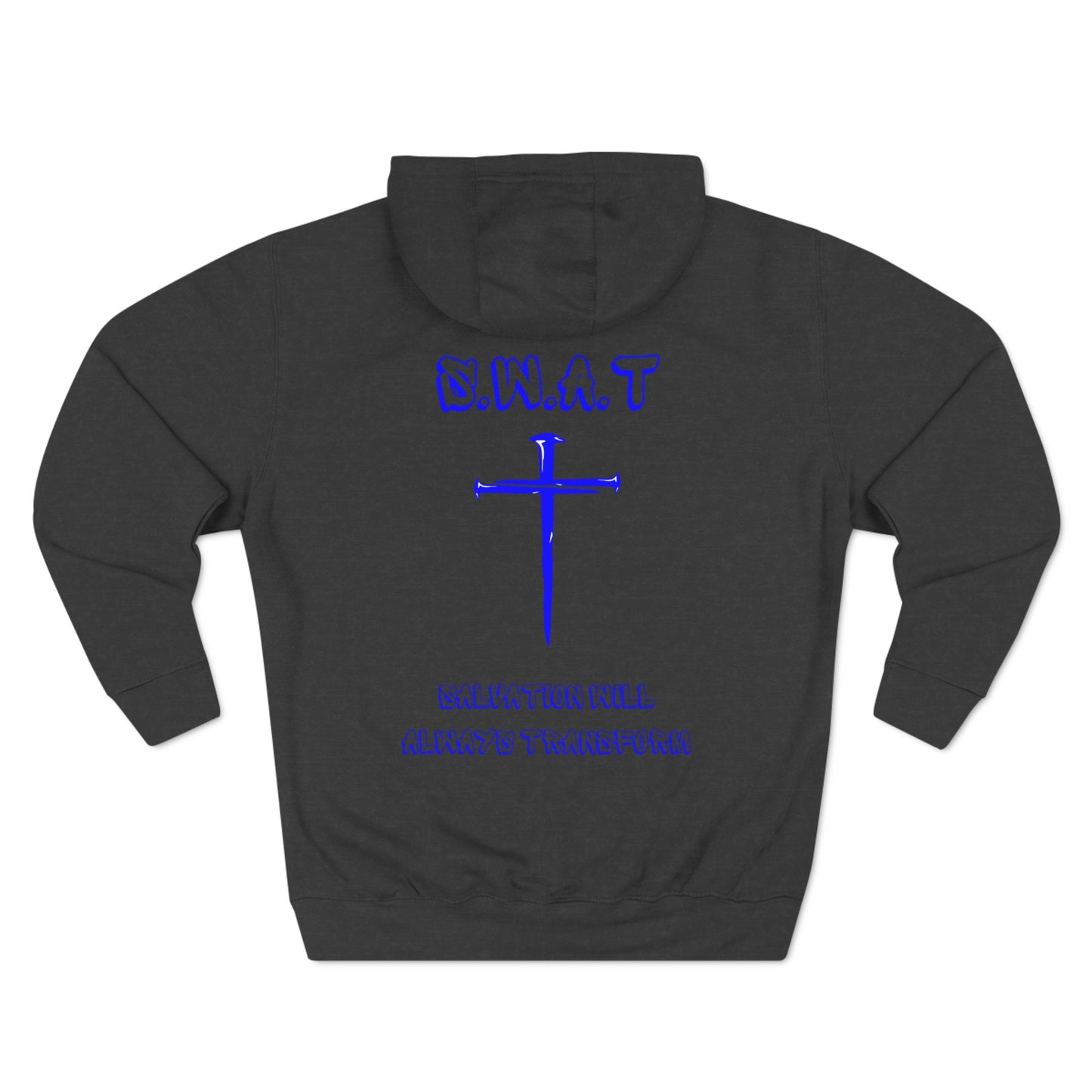 Swat Christian Blue Words Hoodie