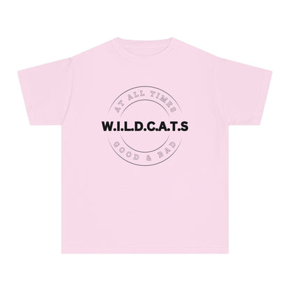 Youth Wildcats Christian Black Letters & Picture