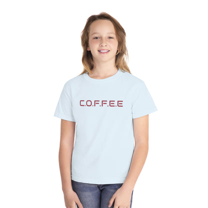 Youth Adult Coffee Christian Marron Words Only