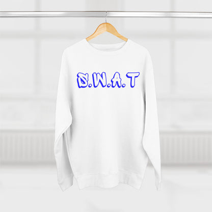 Swat Christian Blue Words Crewneck