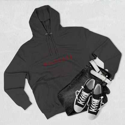 Wildcats Christian Marron Letters & Picture Hoodie