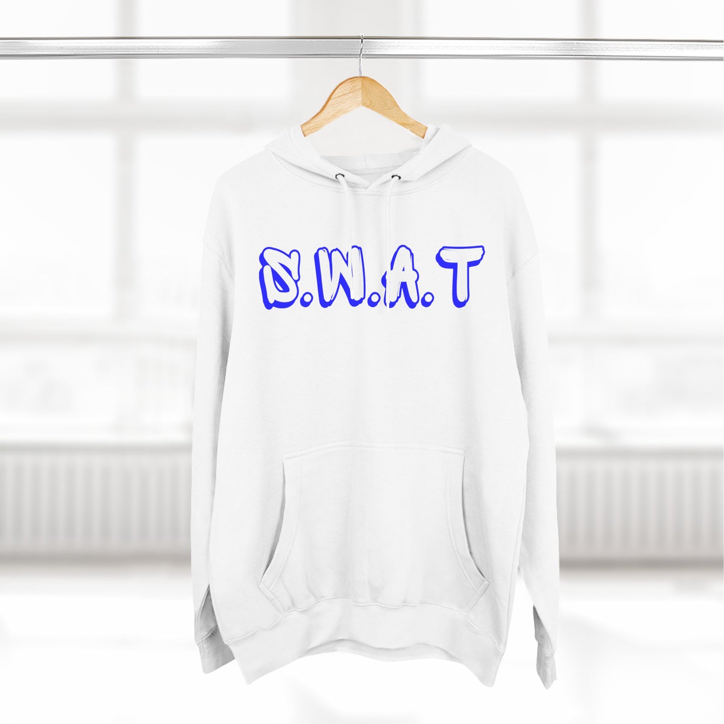 Swat Christian Blue Words Hoodie