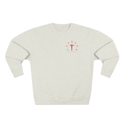 Jackson Red Cross & Letters Crewneck