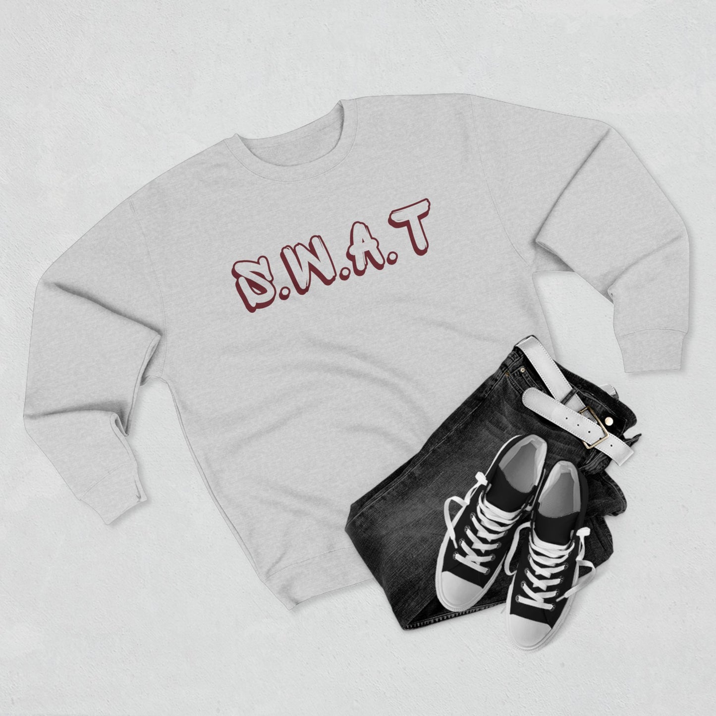 Swat Christian Marron Words Crewneck