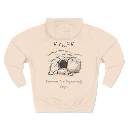 RYKER Christian Black Letters Hoodie