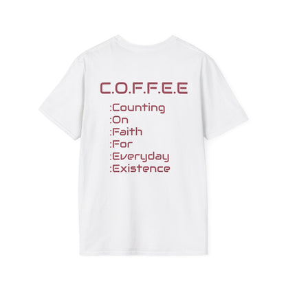 Adult Coffee Christian Marron Words Only