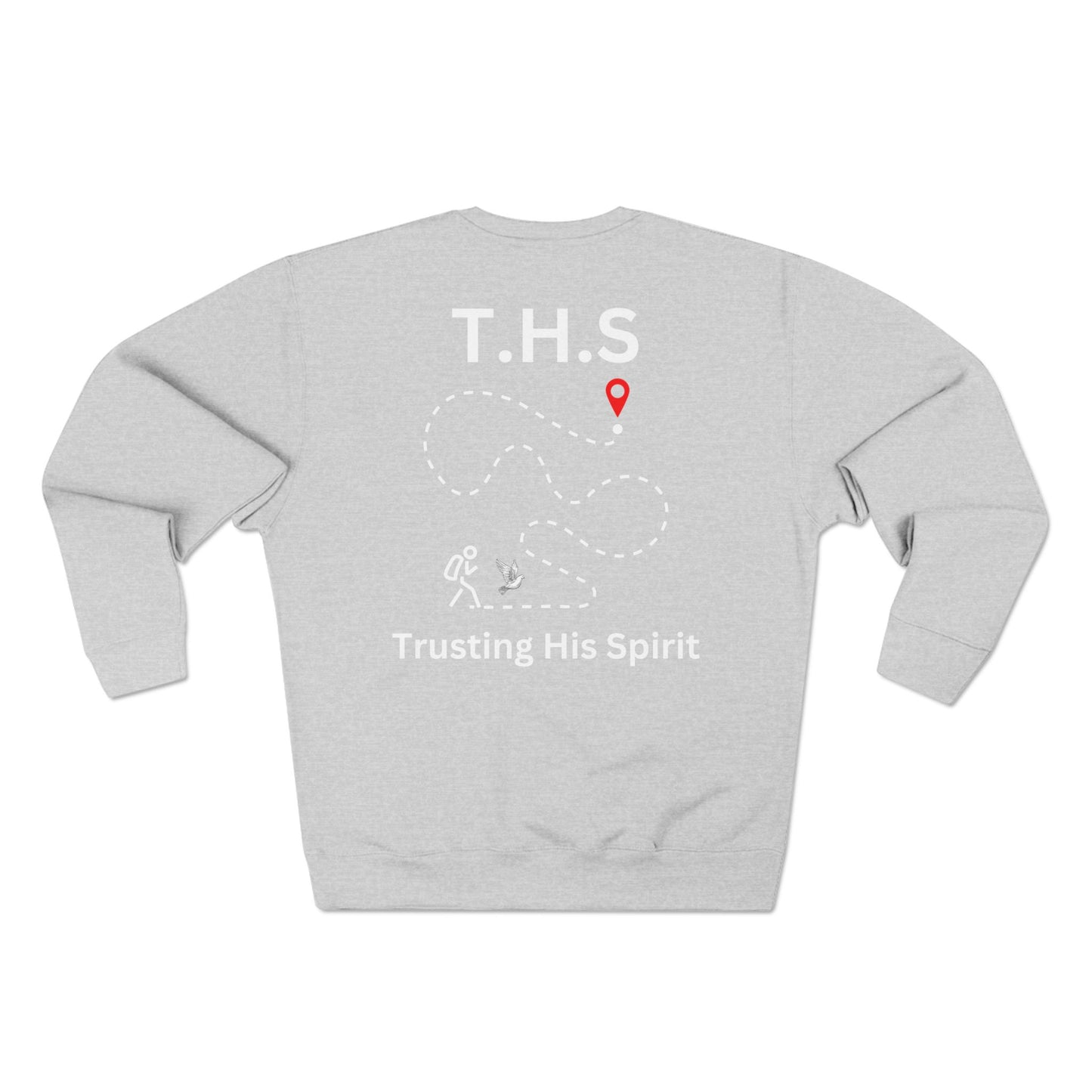 Adult T.H.S Trusting His Spirit Specialty Hoodie White Letters