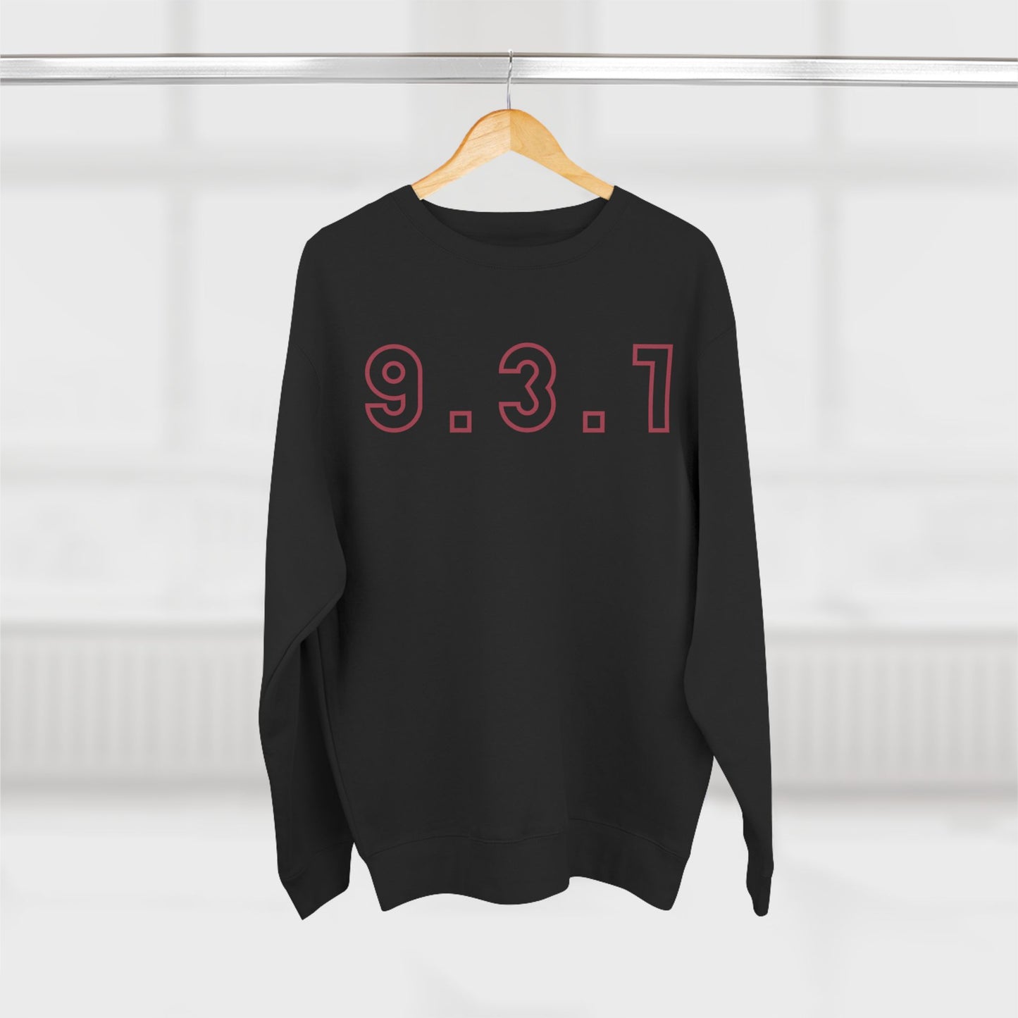 931 Crewneck Marron Words