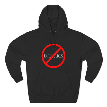 Ducks Christian White Words Hoodie