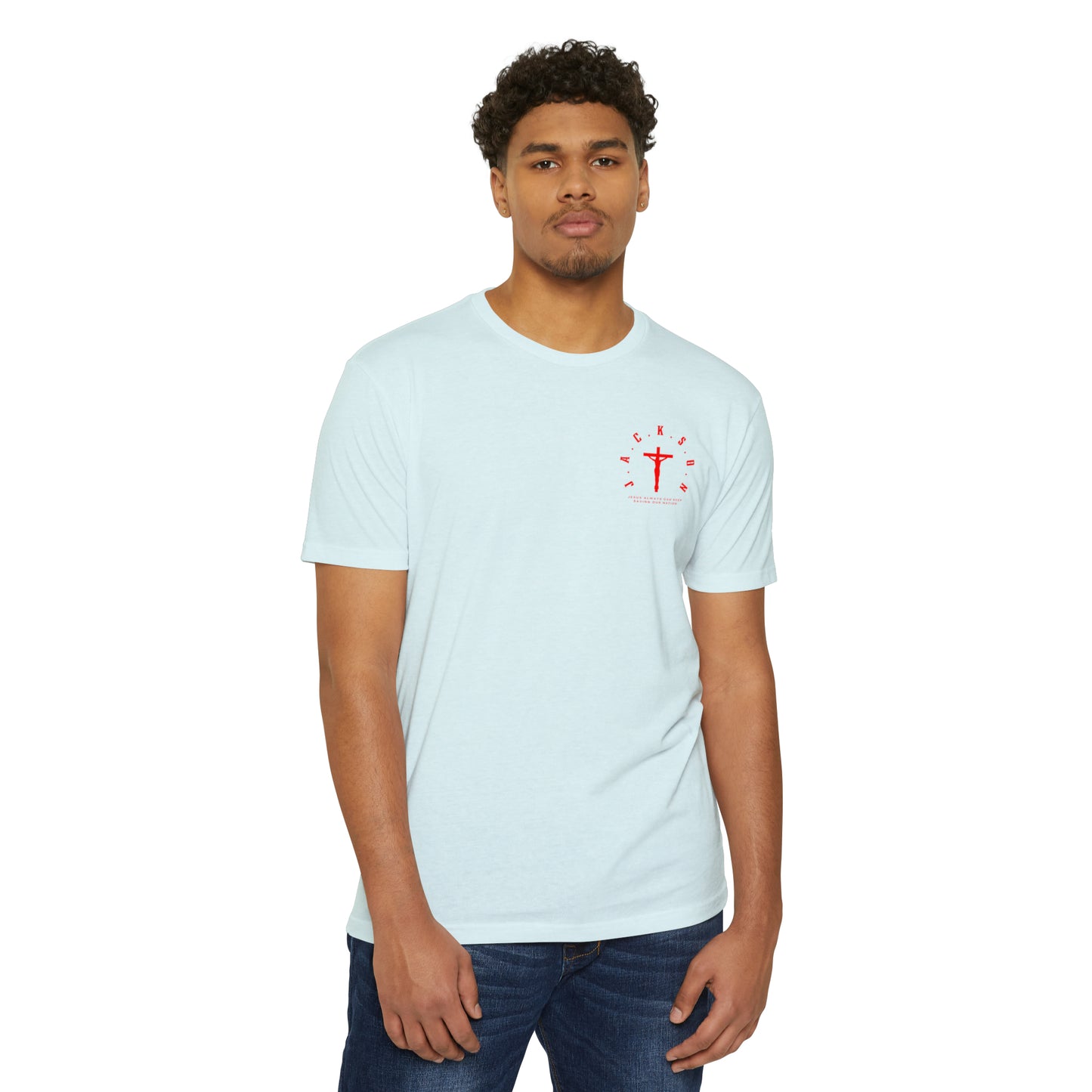 Jackson Red Cross & Letters Blended